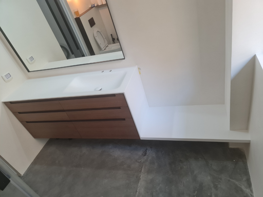 ארונות אמבטיה קוריאן משולב משטח וכיור